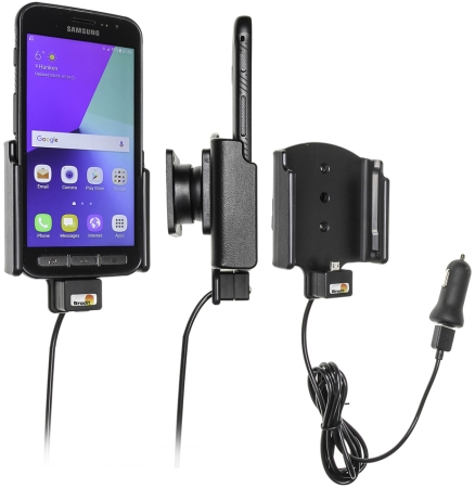 Brodit Aktiv holder med USB-kabel og cigarettadapter, Samsung Galaxy Xcover 4  i gruppen Billyd / Smartphone til bilen / Mobilholdere hos BRL (240521958)