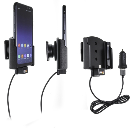 Brodit Aktiv holder med USB-kabel og cigarettadapter, Samsung Galaxy S8 Active  i gruppen Billyd / Smartphone til bilen / Mobilholdere hos BRL (240521993)