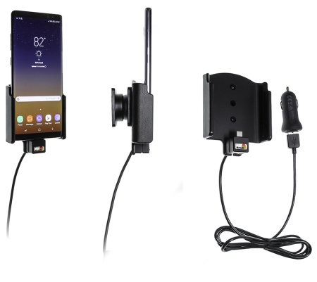 Brodit Aktiv holder med USB-kabel og cigarettadapter, Samsung Galaxy Note 8  i gruppen Billyd / Smartphone til bilen / Mobilholdere hos BRL (240521999)