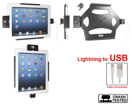 Brodit Holder med nøkkel-lås, Apple iPad 4th Gen (A1458, A1459, A1460)/With Retina (Lightning Connector) i gruppen Billyd / Smartphone til bilen / Mobilholdere hos BRL (240535494)
