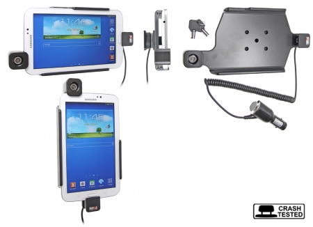 Brodit Holder med nøkkel-lås, Samsung Galaxy Tab 3 7.0 SM-T210/SM-T2110 i gruppen Billyd / Smartphone til bilen / Mobilholdere hos BRL (240535543)