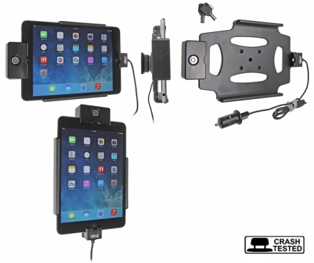 Brodit Holder med nøkkellås, Apple iPad Mini 2 (A1489, A1490, A1491)/3 (A1599, A1600)/Retina i gruppen Billyd / Smartphone til bilen / Mobilholdere hos BRL (240535584)