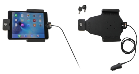 Brodit Holder med nøkkel-lås, Apple iPad Mini 2019/4 (A1538, A1550)/5th Gen (A2124, A2125, A2126, A2133) i gruppen Billyd / Smartphone til bilen / Mobilholdere hos BRL (240535793)