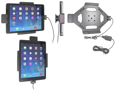 Brodit Holder med fjærlås, Apple iPad 5th Gen (A1822, A1823)/9.7 6th Gen (A1893, A1954)/9.7 New/Air (A1474, A1475, A1476) i gruppen Billyd / Smartphone til bilen / Mobilholdere hos BRL (240547577)