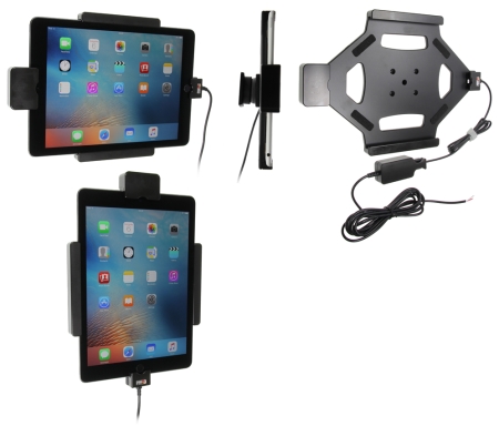 Brodit Holder med fjærlås, Apple iPad Air 2 (A1566, A1567)/Pro 9.7 (A1673, A1674, A1675) i gruppen Billyd / Smartphone til bilen / Mobilholdere hos BRL (240547684)