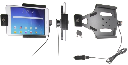 Brodit Holder med nøkkel-lås, Samsung Galaxy Tab A 8.0 (2015) SM-T350  i gruppen Billyd / Smartphone til bilen / Mobilholdere hos BRL (240552760)