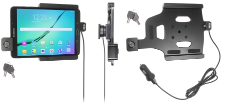 Brodit Holder med nøkkel-lås, Samsung Galaxy Tab S2 8.0 SM-T713 /SM-T7
