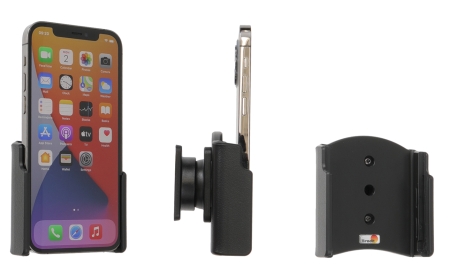 Brodit Passiv holder med kuleledd, Apple iPhone 12/12 Pro/15/15 Pro i gruppen Billyd / Smartphone til bilen / Mobilholdere hos BRL (240711235)