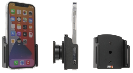 Brodit Passiv holder med kuleledd, Apple iPhone 12/12 Pro/13/13 Pro/14 Pro/15/15 Pro/16/16 Pro/16e i gruppen Billyd / Smartphone til bilen / Mobilholdere hos BRL (240711239)