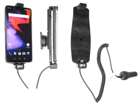 Brodit Aktiv holder med cigarettkontakt, OnePlus 6/6T/7 i gruppen Billyd / Smartphone til bilen / Mobilholdere hos BRL (240712076)