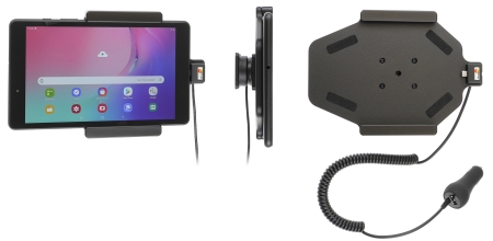 Brodit Aktiv holder med cigarettkontakt, Samsung Galaxy Tab A 8.0 (2019 SM-T290/SM-T295)  i gruppen Billyd / Smartphone til bilen / Mobilholdere hos BRL (240712162)