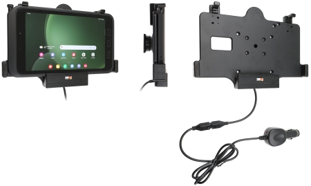 Brodit Aktiv holder med cigarettkontakt, Samsung Galaxy Tab Active 3 SM-T570/SM-T575/5 SM-X300/SM-X306B i gruppen Billyd / Smartphone til bilen / Mobilholdere hos BRL (240712386)