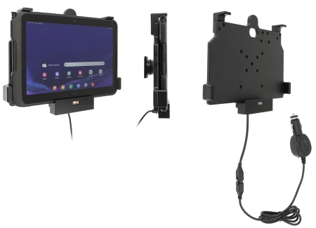 Brodit Aktiv holder med cigarettkontakt, Samsung Galaxy Tab Active 5 Pro SM-X356B  i gruppen Billyd / Smartphone til bilen / Mobilholdere hos BRL (240712434)