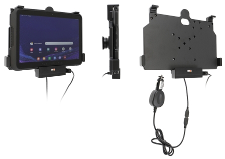 Brodit Aktiv holder med cigarettkontakt, Samsung Galaxy Tab Active 5 Pro SM-X356B  i gruppen Billyd / Smartphone til bilen / Mobilholdere hos BRL (240712435)