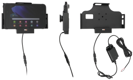 Brodit Aktiv holder for fast montering, Samsung Galaxy Tab Active 2 SM-T390/SM-T395/3 SM-T570/SM-T575/5 SM-X300/SM-X306B i gruppen Billyd / Smartphone til bilen / Mobilholdere hos BRL (240713224)