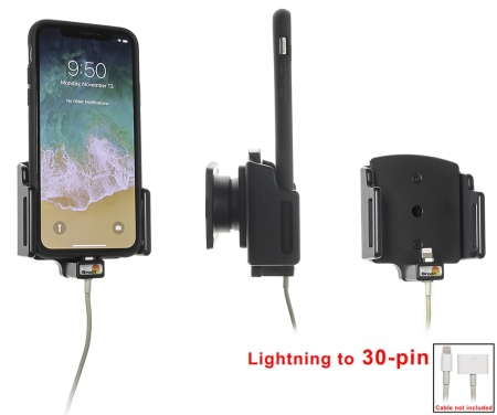 Brodit Holder for Kabeltilkobling, Apple iPhone 11/X/XR/Xs i gruppen Billyd / Smartphone til bilen / Mobilholdere hos BRL (240715013)