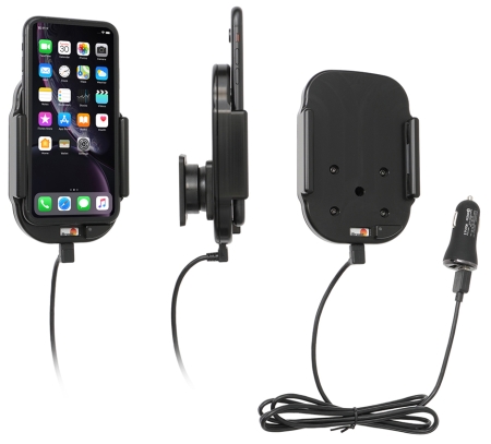 Brodit Qi trådløs aktiv mobilholder med billader, Apple iPhone 11 i gruppen Nyheter hos BRL (240718090)