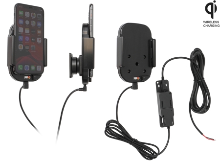 Brodit Qi trådløs aktiv holder for fast montering, Apple iPhone 11 Pro  i gruppen Billyd / Smartphone til bilen / Mobilholdere hos BRL (240719161)