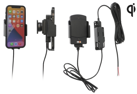 Brodit Qi trådløs aktiv holder for fast montering, Apple/Google/Huawei/Oppo/Samsung i gruppen Billyd / Smartphone til bilen / Mobilholdere hos BRL (240719300)