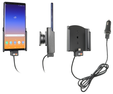 Brodit Aktiv holder med USB-kabel og cigarettadapter, Samsung Galaxy Note 9  i gruppen Billyd / Smartphone til bilen / Mobilholdere hos BRL (240721069)