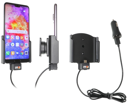 Brodit Aktiv holder med USB-kabel og cigarettadapter, Huawei P20 Pro  i gruppen Billyd / Smartphone til bilen / Mobilholdere hos BRL (240721074)