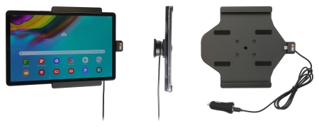 Brodit Aktiv holder med USB-kabel og cigarettadapter, Samsung Galaxy Tab S5e 10.5 SM-T720/SM-T725  i gruppen Billyd / Smartphone til bilen / Mobilholdere hos BRL (240721125)
