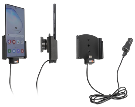 Brodit Aktiv holder med USB-kabel og cigarettadapter, Samsung Galaxy Note 10+ 5G/SM-N975 i gruppen Billyd / Smartphone til bilen / Mobilholdere hos BRL (240721156)