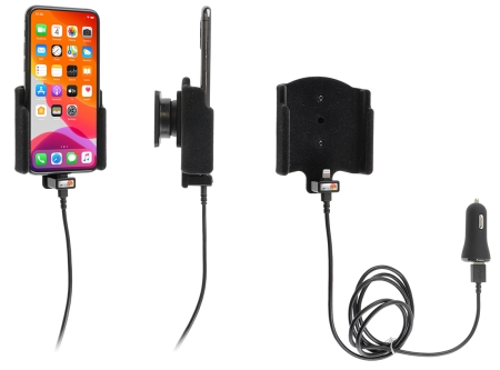 Brodit Aktiv holder med USB-kabel og cigarettadapter, Apple iPhone 11 Pro  i gruppen Billyd / Smartphone til bilen / Mobilholdere hos BRL (240721161)