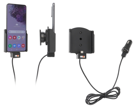 Brodit Aktiv holder med USB-kabel og cigarettadapter, Samsung Galaxy S20 4G, 5G (SM-G981B/SM-G981F)  i gruppen Billyd / Smartphone til bilen / Mobilholdere hos BRL (240721190)