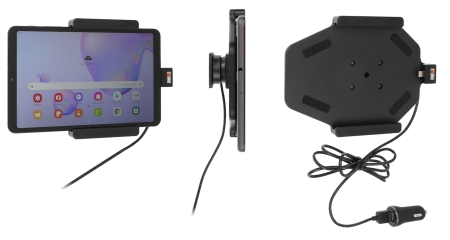 Brodit Aktiv holder med USB-kabel og cigarettadapter, Samsung Galaxy Tab A 8.4 (2020) SM-T307  i gruppen Billyd / Smartphone til bilen / Mobilholdere hos BRL (240721193)