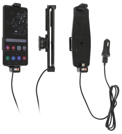 Brodit Aktiv holder med USB-kabel og cigarettadapter, Samsung Galaxy Note 20 Ultra 5G/S20 Ultra 5G (SM-G988B) i gruppen Billyd / Smartphone til bilen / Mobilholdere hos BRL (240721218)