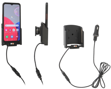 Brodit Aktiv holder med USB-kabel og cigg-adapter, Samsung Galaxy Xcover 6 Pro  i gruppen Billyd / Smartphone til bilen / Mobilholdere hos BRL (240721314)