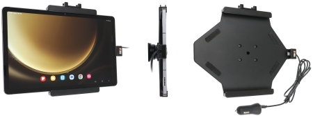 Brodit Aktiv holder med USB-kabel og cigarettadapter, Samsung Galaxy Tab S9 FE SM-X51x  i gruppen Billyd / Smartphone til bilen / Mobilholdere hos BRL (240721384)