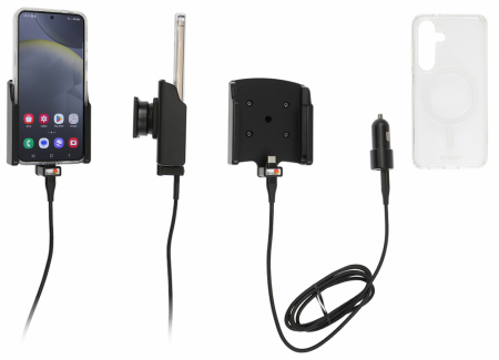Brodit Mobildeksel med Aktiv holder og billader, Samsung Galaxy S24 SM-S921B/DS  i gruppen Nyheter hos BRL (240721404)