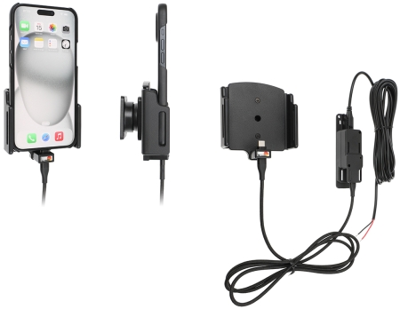 Brodit Aktiv holder for fast installasjon, Apple iPhone 15 Plus/15 Pro Max/16 Plus/16 Pro Max i gruppen Billyd / Smartphone til bilen / Mobilholdere hos BRL (240727371)