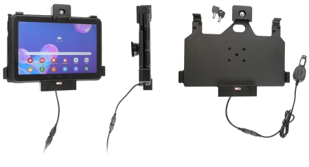 Brodit Holder med nøkkel-lås, Samsung Galaxy Tab Active Pro T540/T545/T547/T547U  i gruppen Billyd / Smartphone til bilen / Mobilholdere hos BRL (240735148)