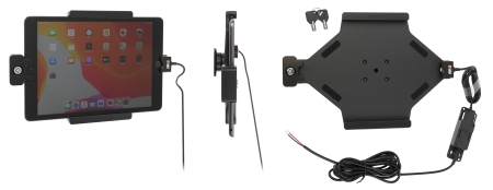 Brodit Holder med nøkkellås, Apple iPad 10.2 7th Gen (A2197, A2198, A2200)/8th Gen (A2428, A2429, A2430, A2270)/9th Gen (A2602, A2603, A2604, A2605) i gruppen Billyd / Smartphone til bilen / Mobilholdere hos BRL (240736168)