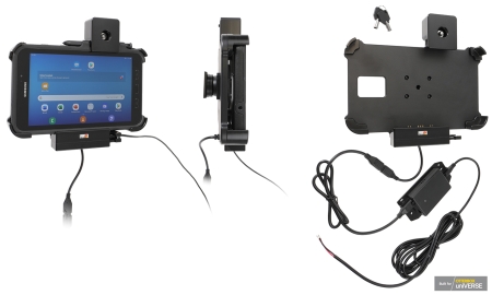 Brodit Holder med nøkkel-lås, Samsung Galaxy Tab Active 2 SM-T390/SM-T395  i gruppen Billyd / Smartphone til bilen / Mobilholdere hos BRL (240736208)