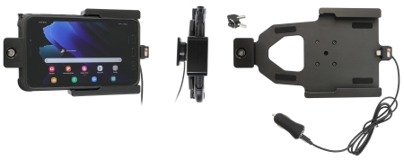 Brodit Holder med nøkkellås, Samsung Galaxy Tab Active 2 SM-T390/SM-T395/3 SM-T570/SM-T575 i gruppen Billyd / Smartphone til bilen / Mobilholdere hos BRL (240752002)