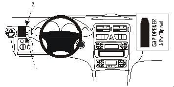 Mercedes Benz C-Klasse 00-06, Venstre i gruppen Billyd / Hva passer i min bil / Mercedes / C-klasse / C-klasse 2008-2014 W204 hos BRL (240803043)