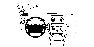 Ford Mondeo 08-14, Venstre i gruppen Billyd / Hva passer i min bil / Ford / Mondeo / Mondeo 2007-2013 hos BRL (240804131)