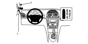 Brodit ProClip, Mercedes Benz E-Class, Coupé/Sedan/Stationwagon 02-09 i gruppen Billyd / Hva passer i min bil / Mercedes / E-klasse / E-klasse 2002-2009 W211 hos BRL (240804136)
