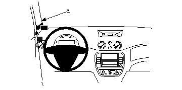 ProClip Monteringsbøyle Citroen C3 06-09, Venstre i gruppen Billyd / Hva passer i min bil / Citroën / C3 hos BRL Electronics (240804173)