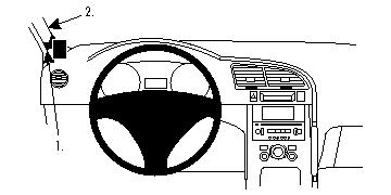 Brodit ProClip, Peugeot 3008 09-16 i gruppen Billyd / Hva passer i min bil / Peugeot / Peugeot 3008 / Peugeot 3008 2008-2016 hos BRL (240804346)
