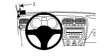Brodit ProClip, Volkswagen Polo 10-14 i gruppen Billyd / Hva passer i min bil / Volkswagen / Polo / Polo 2010-2017 hos BRL (240804384)