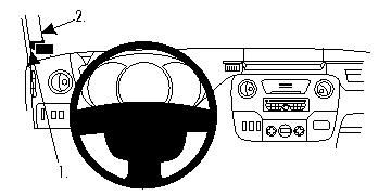 ProClip Monteringsbøyle Renault Master 11-15, Sentrert i gruppen Billyd / Hva passer i min bil / Renault / Master hos BRL Electronics (240804530)