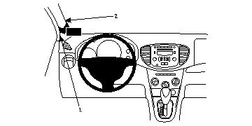 Brodit ProClip, Hyundai i10 11-13 i gruppen Billyd / Hva passer i min bil / Hyundai / I10 / i10 2008-2013 hos BRL (240804593)