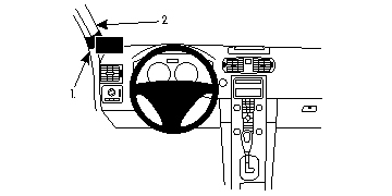 Brodit ProClip, Volvo C30 07-15 i gruppen Billyd / Hva passer i min bil / Volvo / Volvo C30 / Volvo C30 2006-2013 hos BRL (240804682)