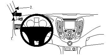 ProClip Monteringsbøyle Hyundai Veloster 12-15, Venstre i gruppen Billyd / Hva passer i min bil / Hyundai / Veloster / Veloster 2011- hos BRL Electronics (240804688)