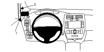 Brodit ProClip, Nissan Leaf 11-17 i gruppen Billyd / Hva passer i min bil / Nissan / Leaf / Leaf 2011-2017 hos BRL (240804707)